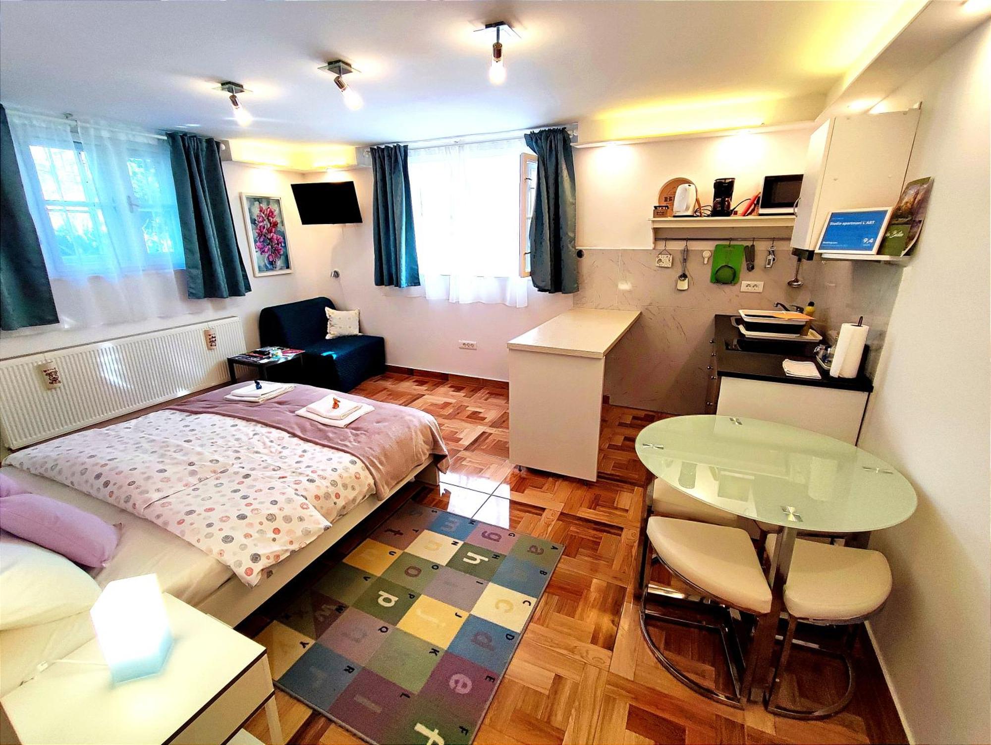Studio Apartmani L'Art Zágráb Kültér fotó